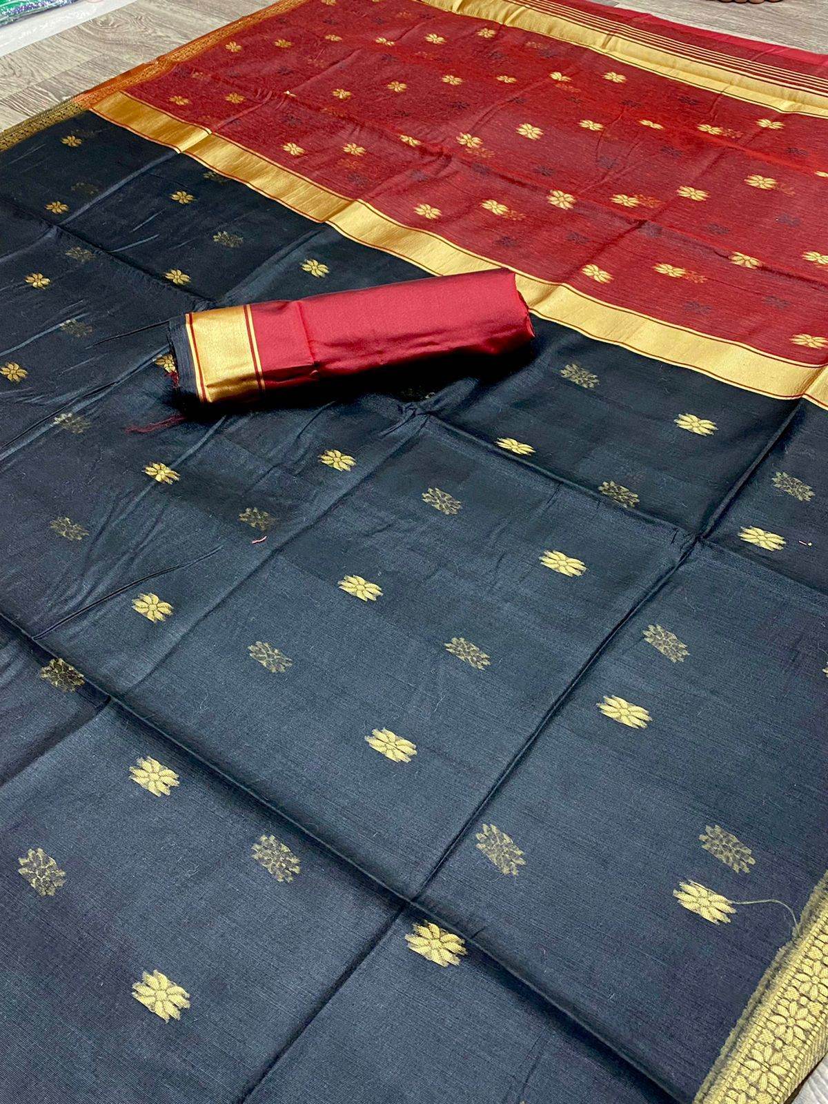 Bollywood Linen Soft Saree with Rich Weaving Design | SEEANS - SEEANS